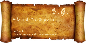 Vörös Godvin névjegykártya